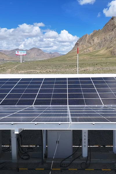 PV-energy storage-charging project for the Mount Qomolangma National Park 