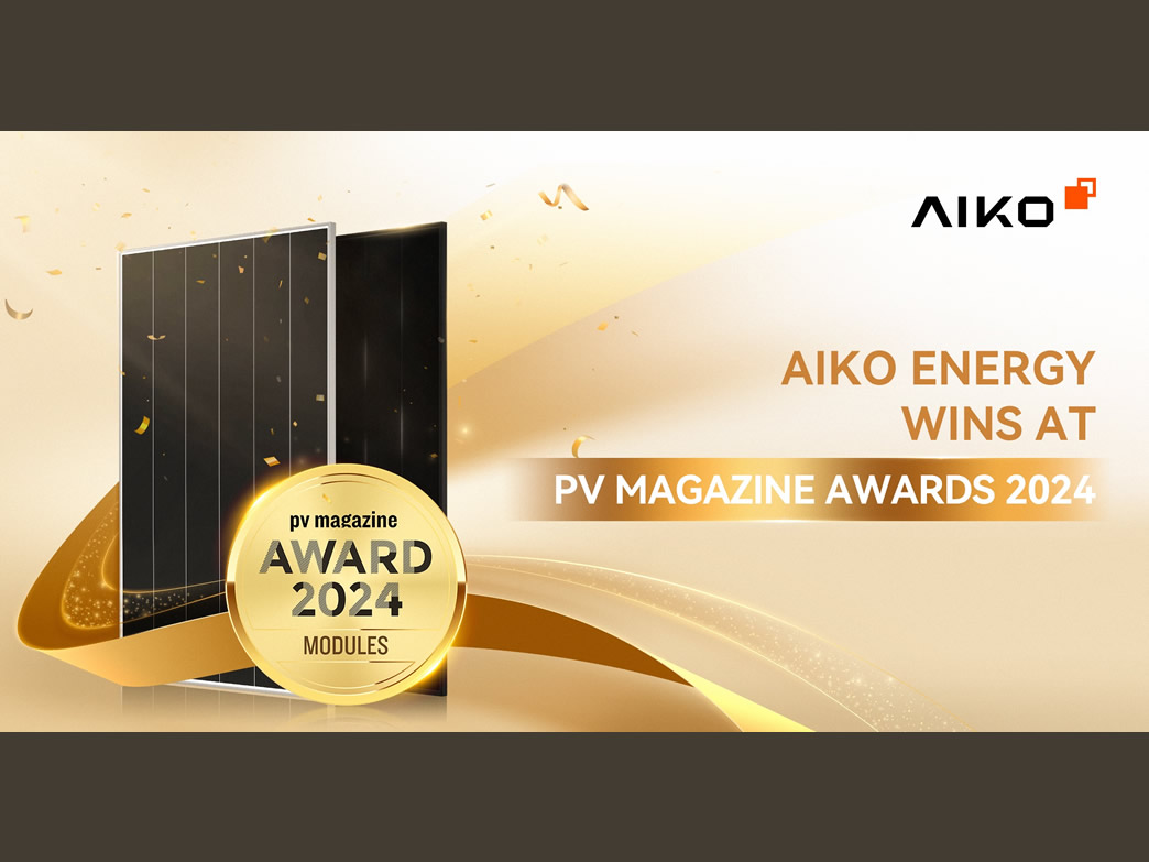 Il modulo AIKO ABC N-Type Infinite vince il PV Magazine Awards 2024