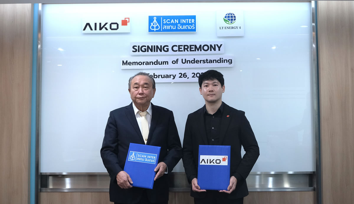 Scan Inter and AIKO Solar Join Forces to Lead Thailand's Renewable Energy Transformation