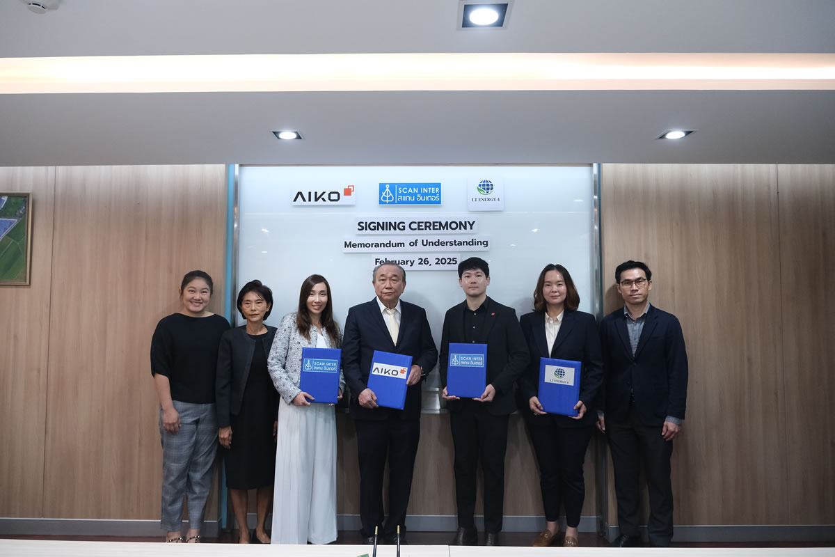 Scan Inter and AIKO Solar Join Forces to Lead Thailand's Renewable Energy Transformation