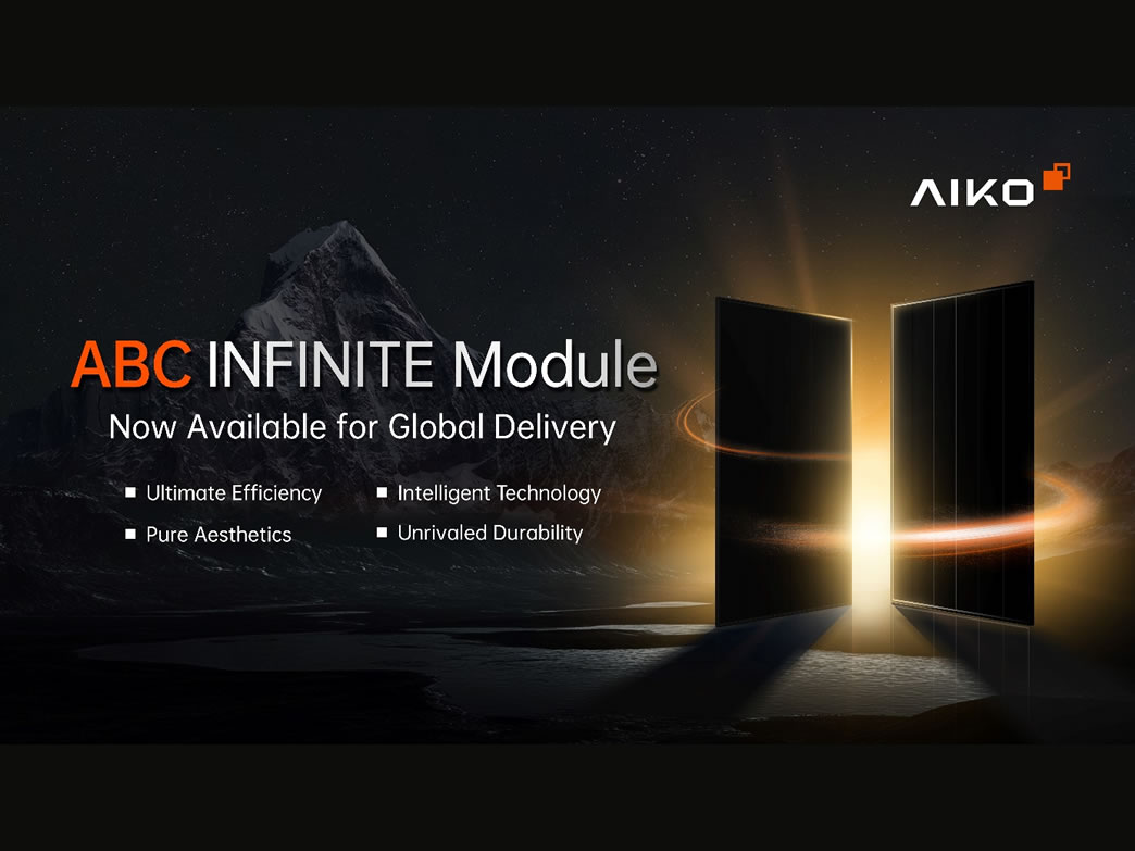 AIKO inizia la distribuzione a livello internazionale dei moduli INFINITE di terza generazione