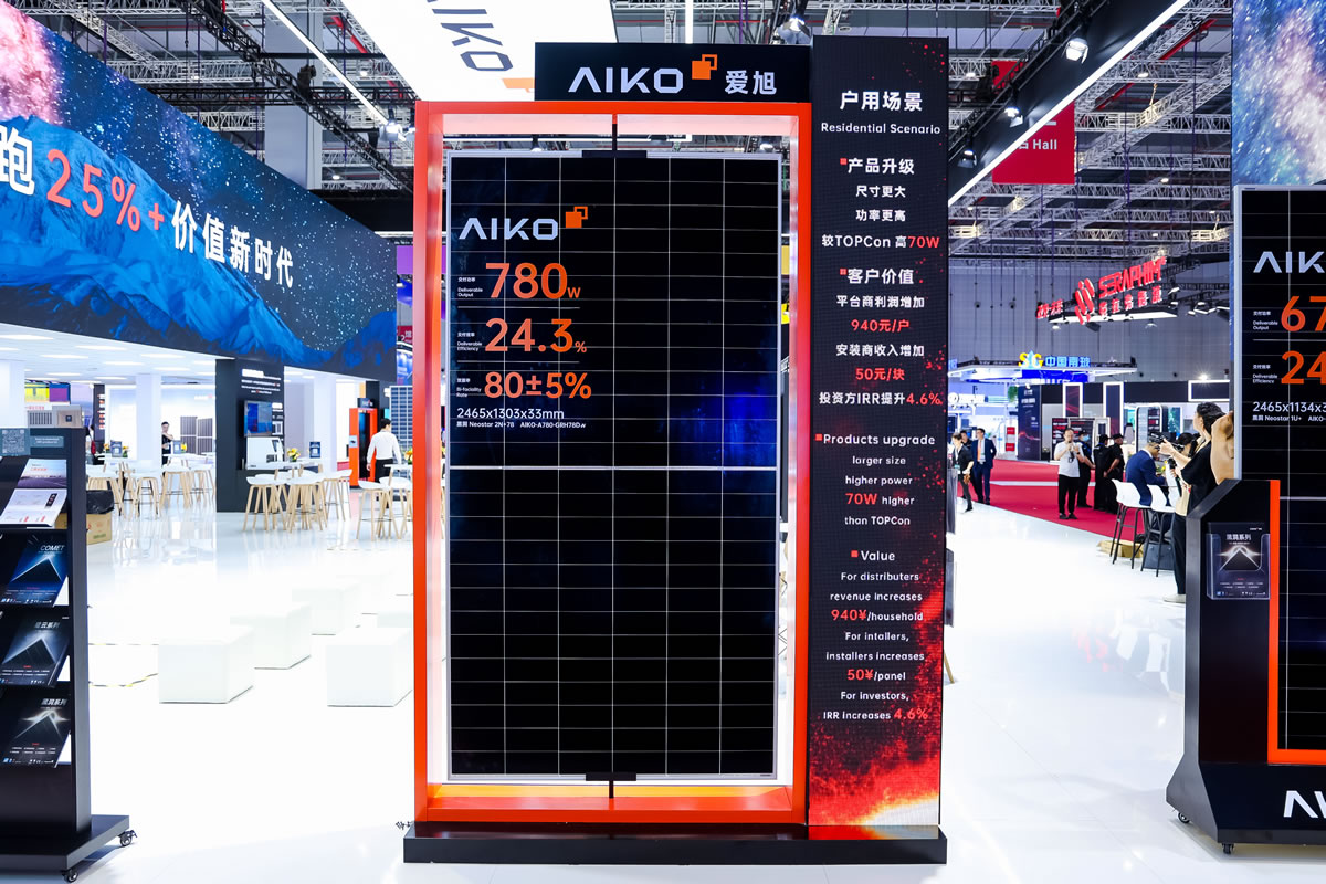 ABC焕新亮相SNEC展，爱旭领跑“25%”价值新时代– AIKO, Find Your Power