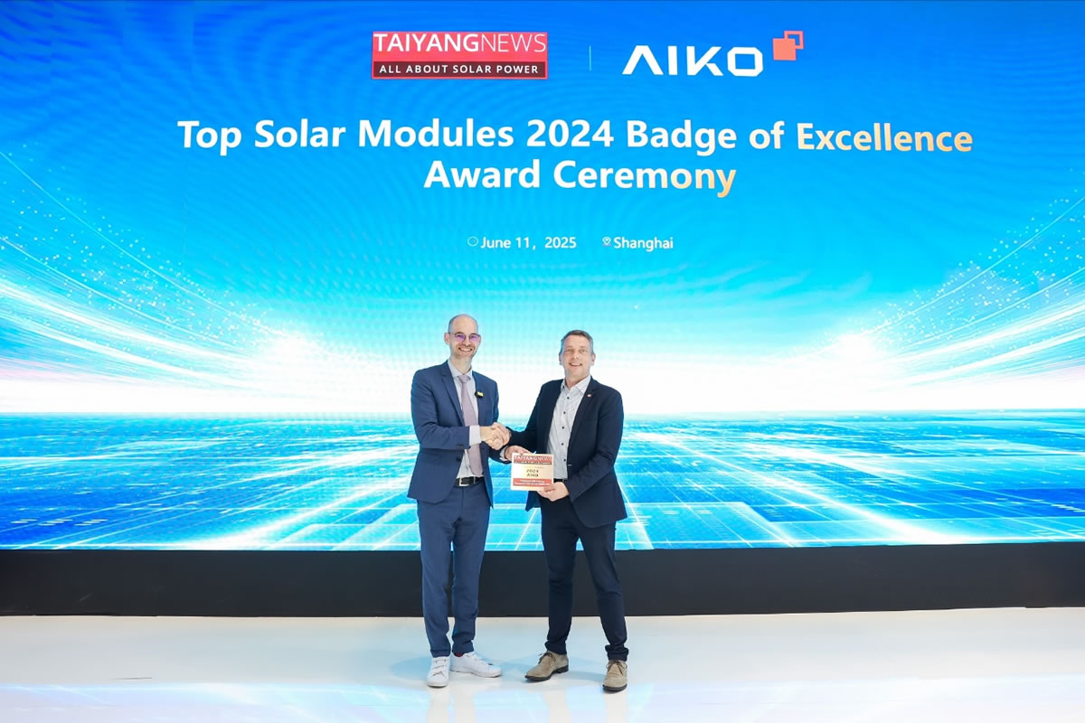 Top Solar Modules 2024 Badge of Excellence Award Ceremony
