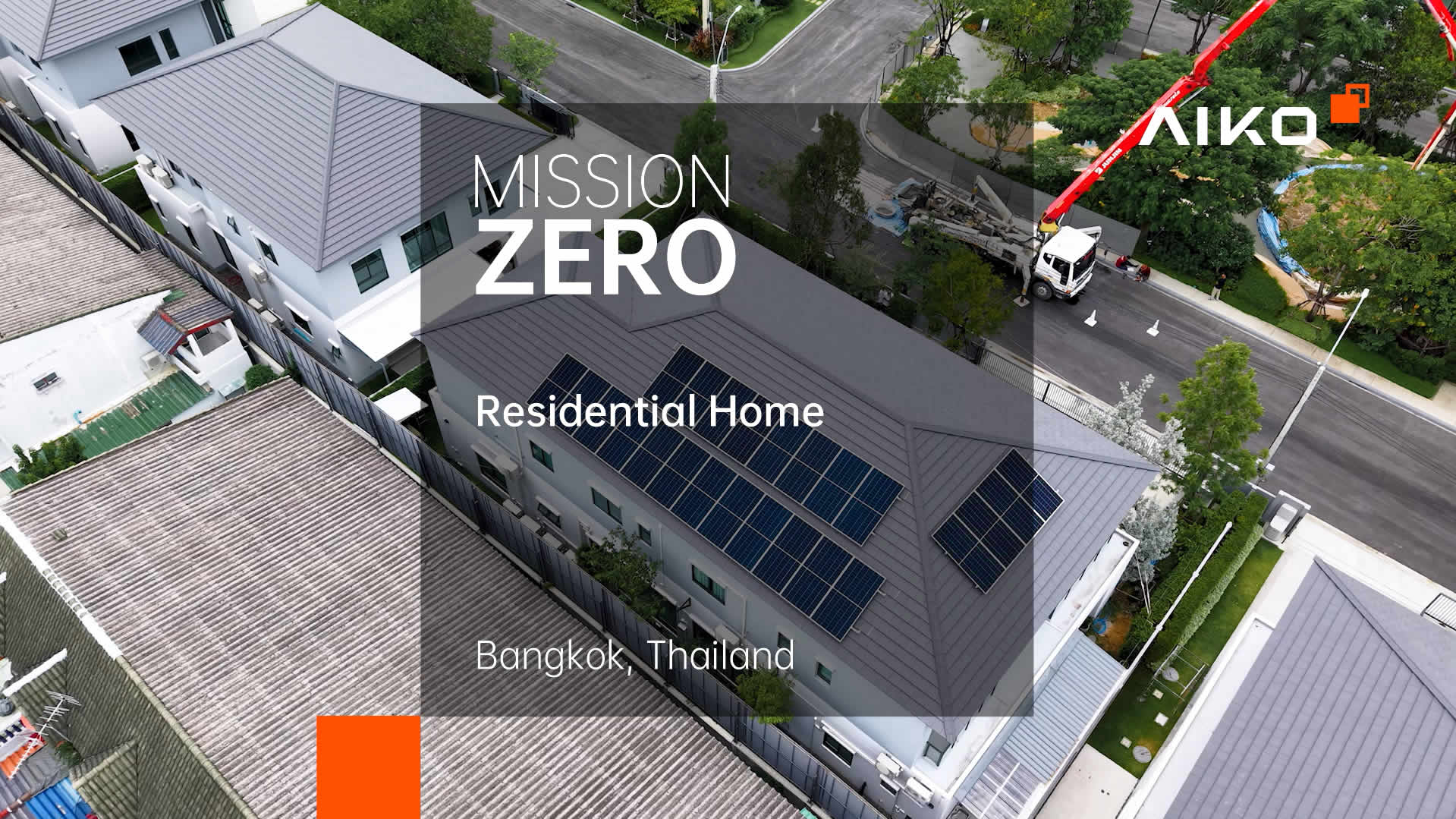 The Installation of a Solar Power Generation System for Residences in Khlong Sam Wa, Bangkok, Thailand 