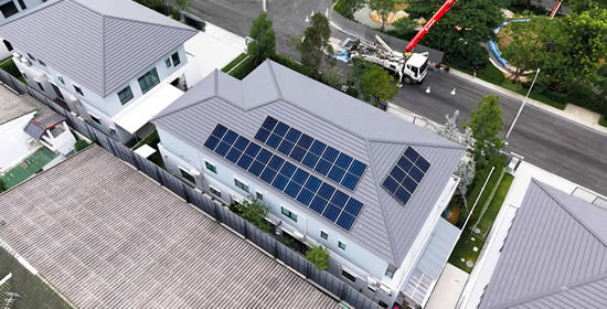 曼谷空三哇住宅太阳能发电系统安装项目