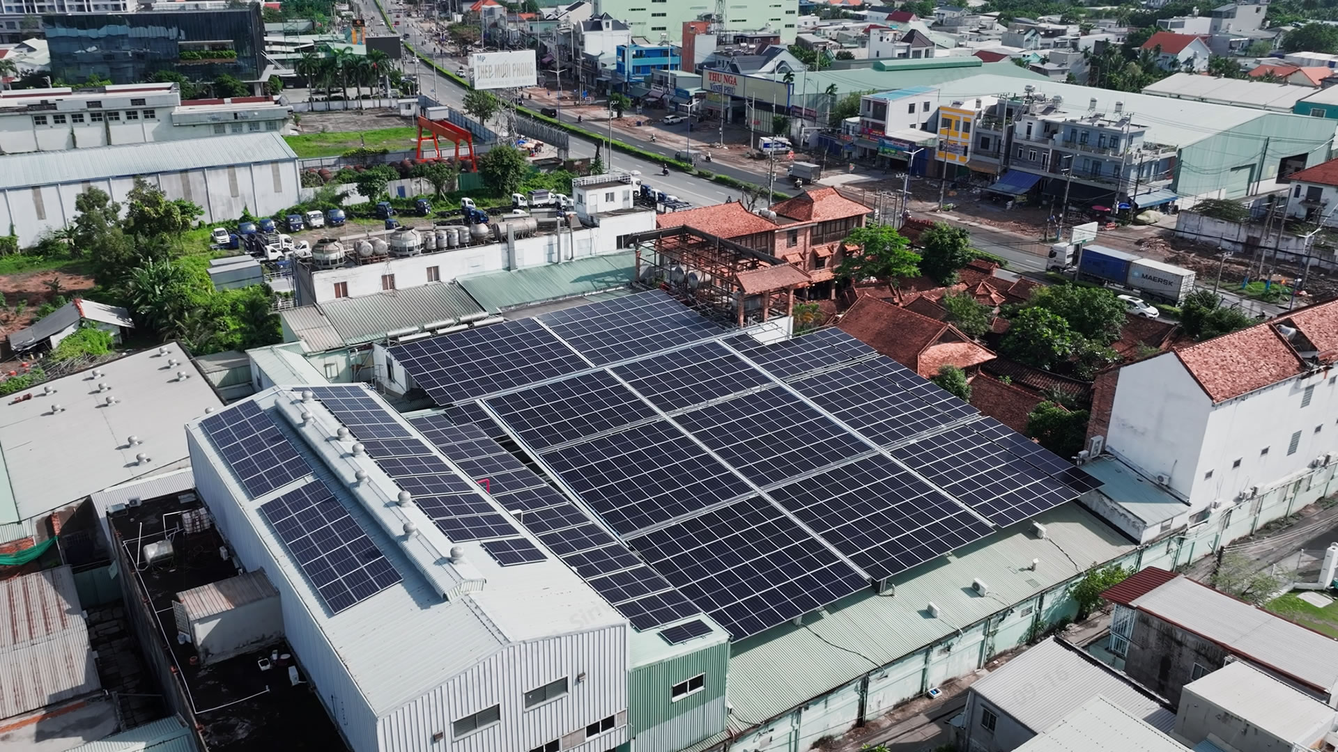 Photovoltaic power generation project of FITO Pharmaceutical in Binh Duong, Vietnam 