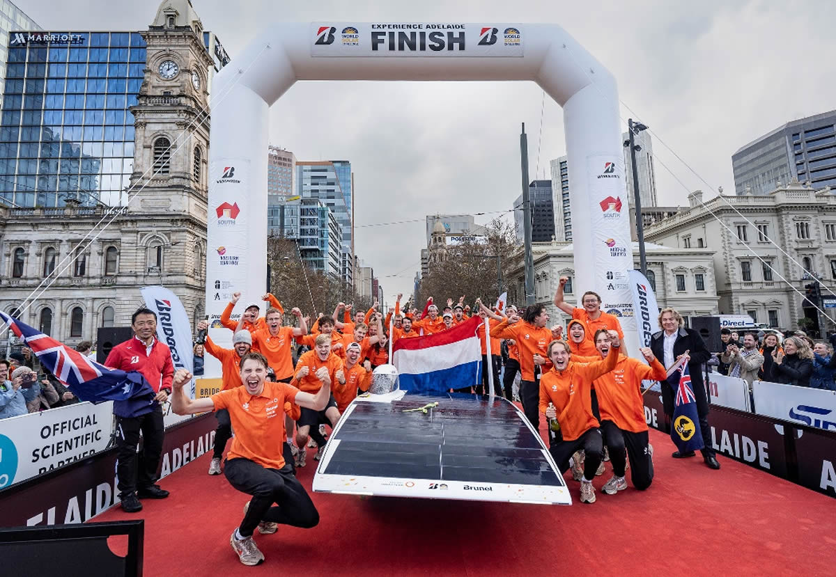 Brunel Solar Team and Solar Team Twente Take First and Second Place at World Solar Challenge 2025 with AIKO’s ABC Solar Technology
