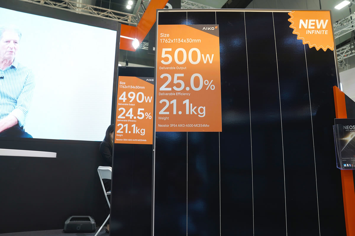 斩获1GW组件订单!全新“满屏”ABC组件亮相2025澳大利亚国际能源展