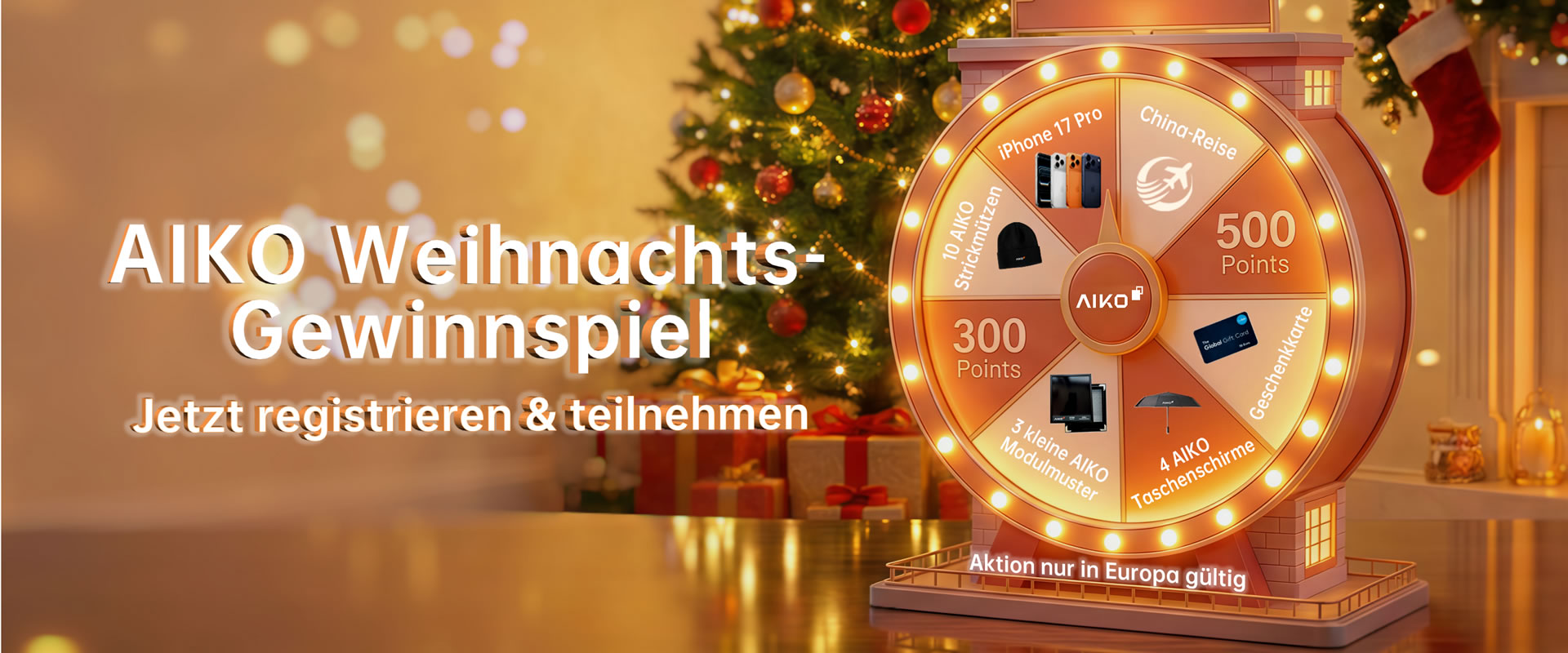AIKO Weihnachts Gewinnspiel
