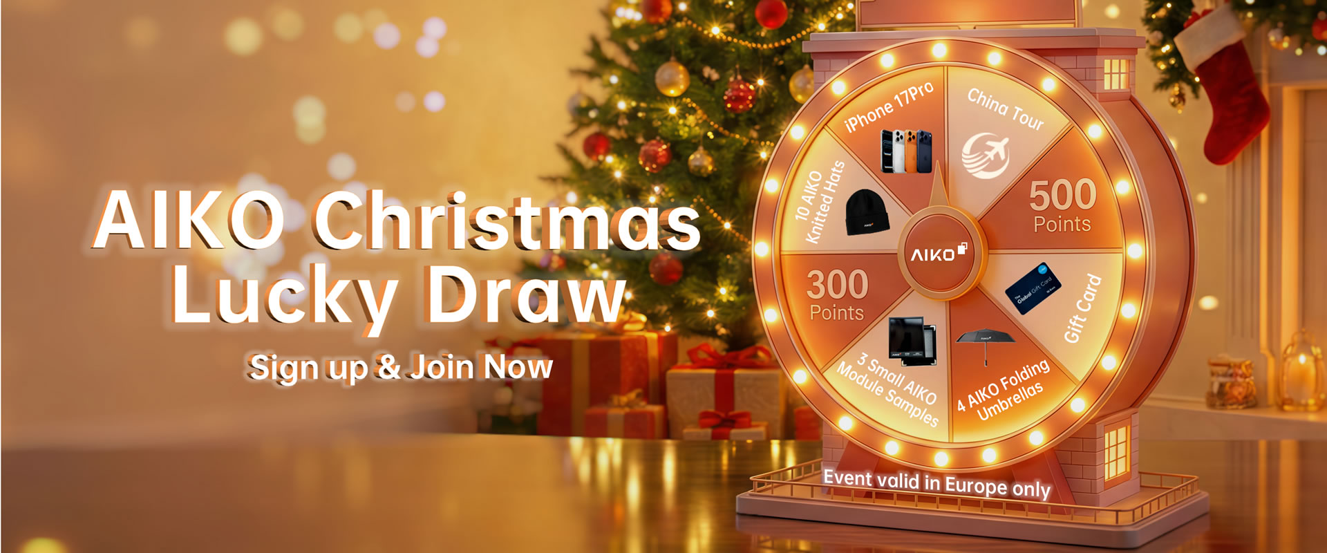 AIKO Christmas Lucky Draw