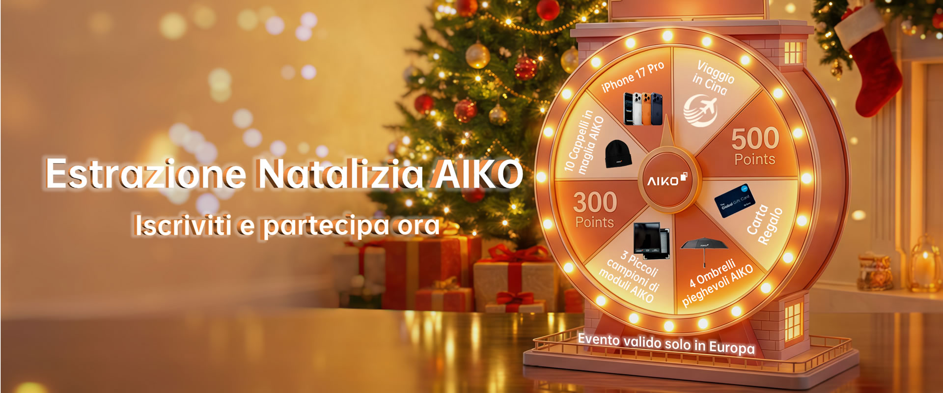 Estrazione Natalizia AlKO Iscriviti e partecipa ora