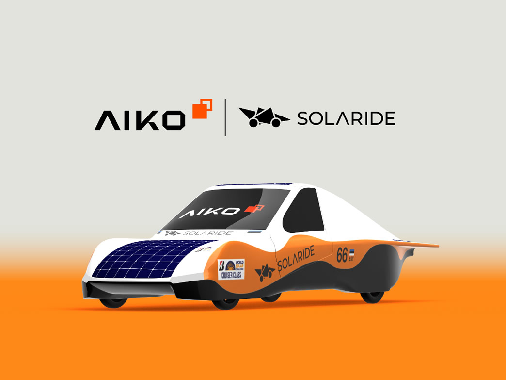 AIKO spolupracuje s estonskou společností Solaride k podpoře solární mobility nové generace pomocí technologie ABC