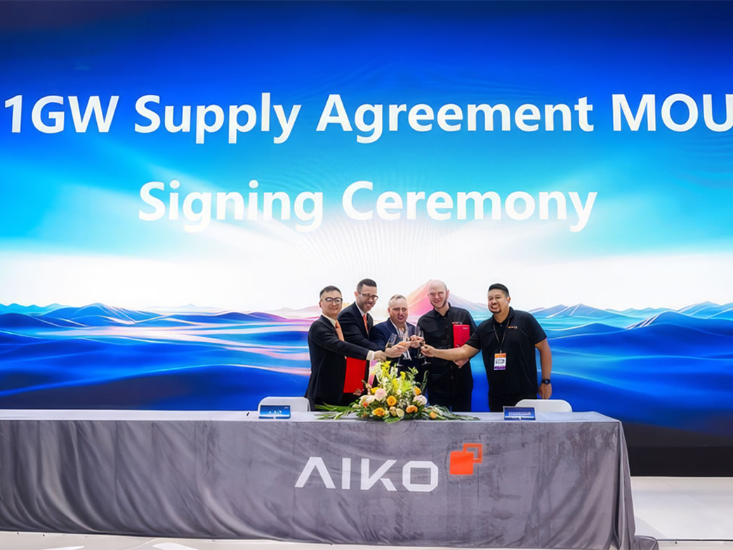AIKO Reinforces Long-Term Commitment to Australia at SNEC 2026 with Multiple Distribution MOUs, Top Brand PV Award, and New Market Milestones
