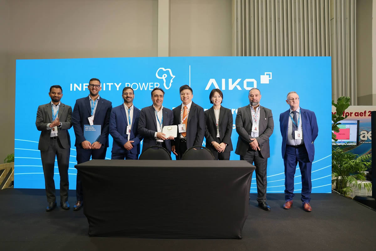 AIKO Seals Landmark 1.2 GW Module Supply Deal for Infinity Power’s Nefer Menya Solar Project in Egypt