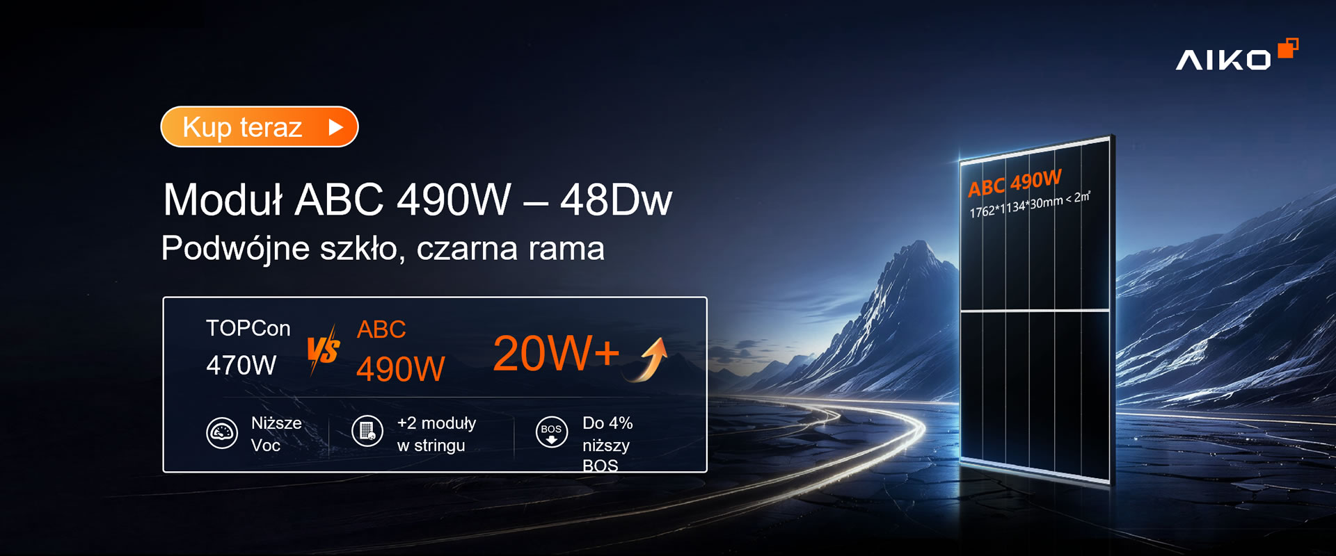 Moduł ABC 490W - 48Dw