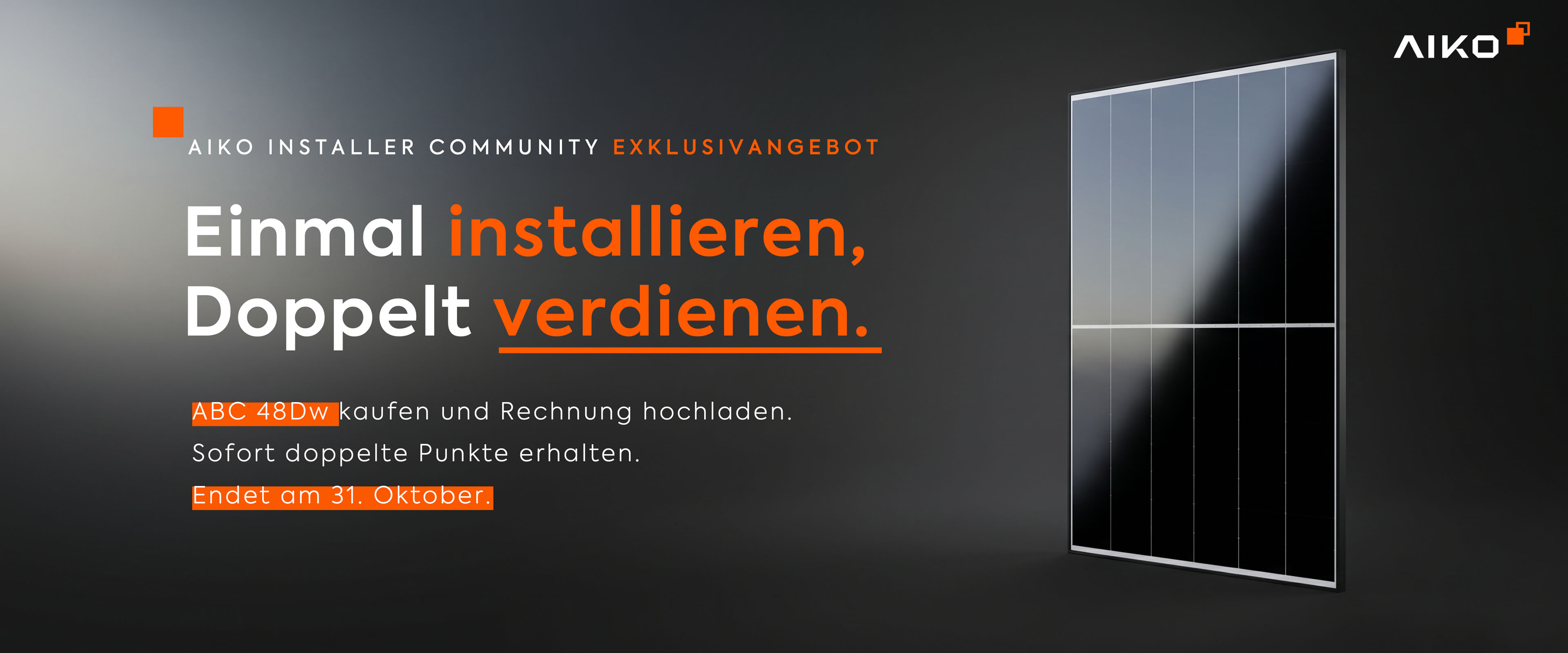 Einmal installieren, Doppelt verdienen.