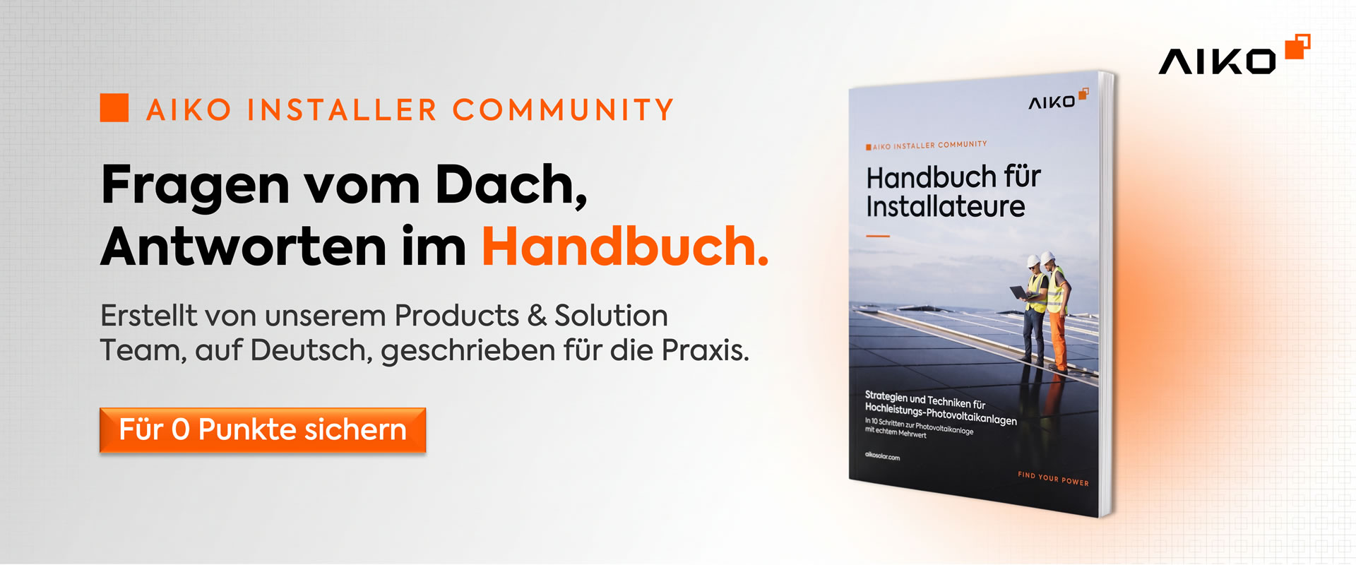 Fragen vom Dach, Antworten im Handbuch.