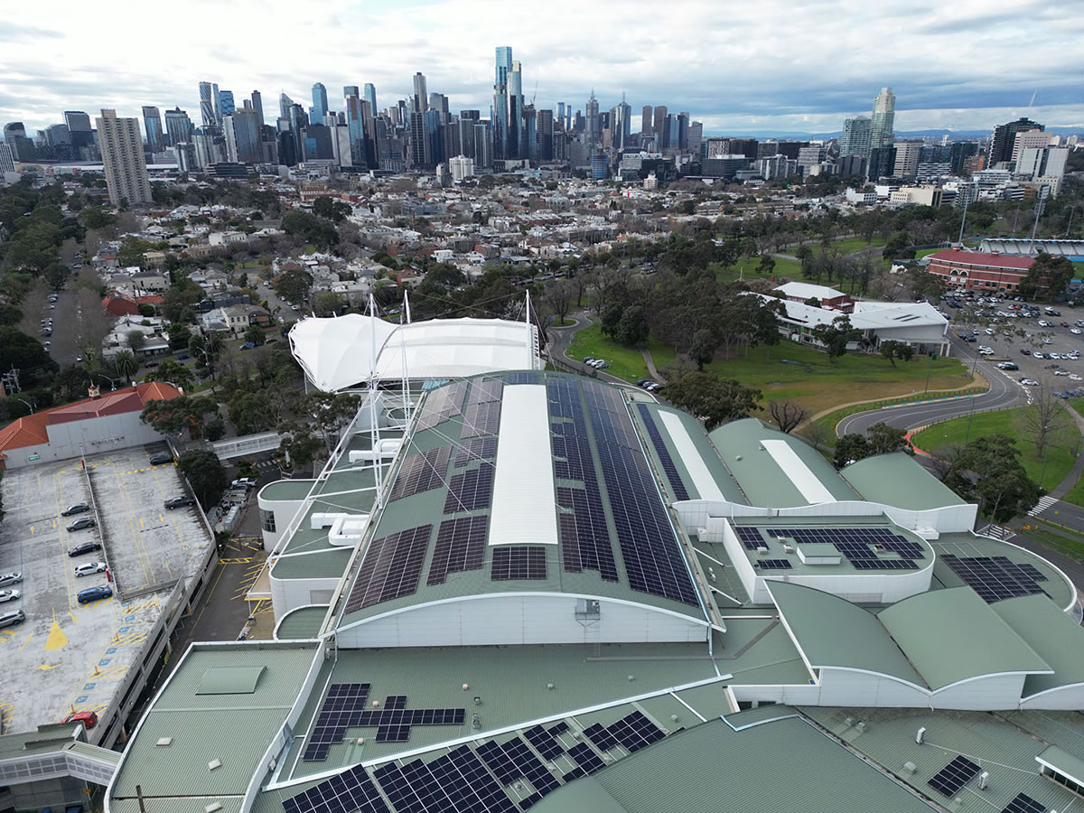 AIKO and Next Green Group Power Melbourne Sports and Aquatic Centre with 1.3 MW Rooftop Solar System